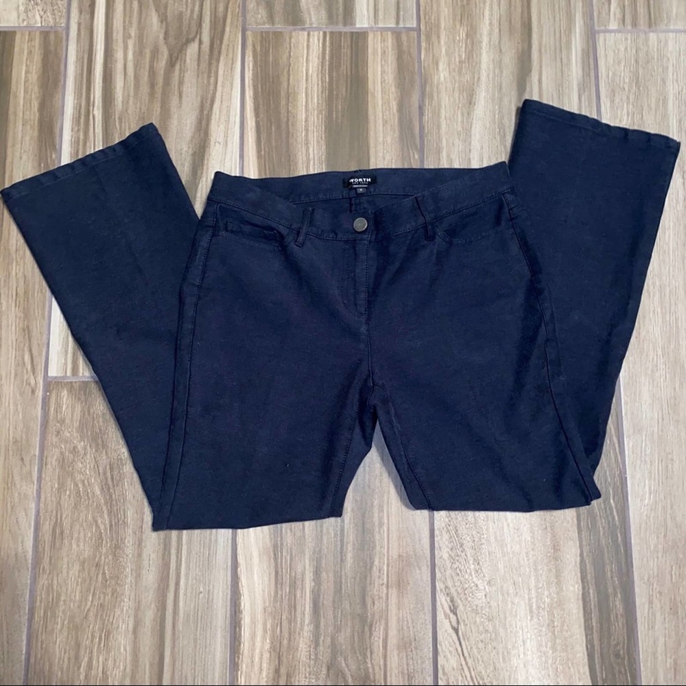 Worth New York size 4 Grey/black cropped jeans